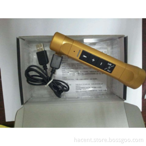 2600mah superb torch mobile power charger with fm radio, mini speaker